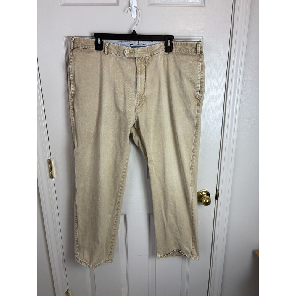 Peter Millar Size 40 Pants for Men Beige Trousers Pima Cotton 110